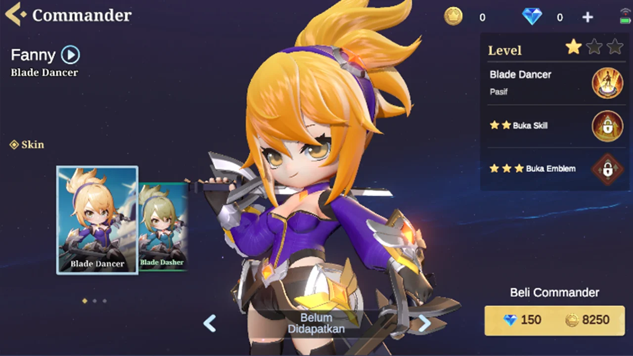 Commander Fanny Magic Chess Skill dan Rekomendasi Combo Sinergi