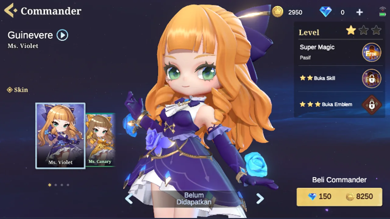 Commander Guinevere Magic Chess Skill dan Rekomendasi Combo Sinergi