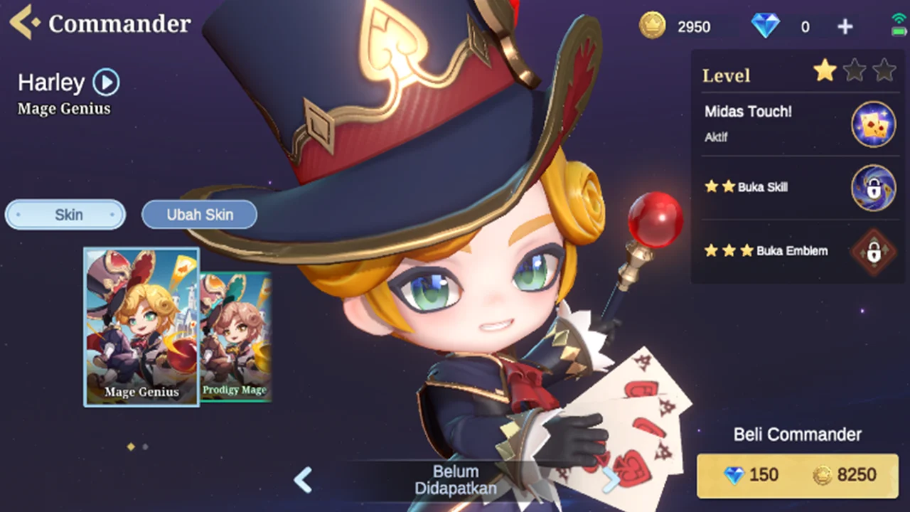 Commander Harley Magic Chess Skill dan Rekomendasi Combo Sinergi