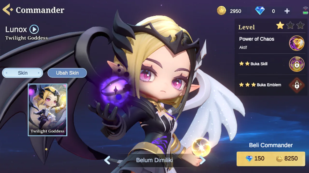 Commander Lunox Magic Chess Skill dan Rekomendasi Combo Sinergi